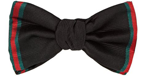 gucci bow tie black